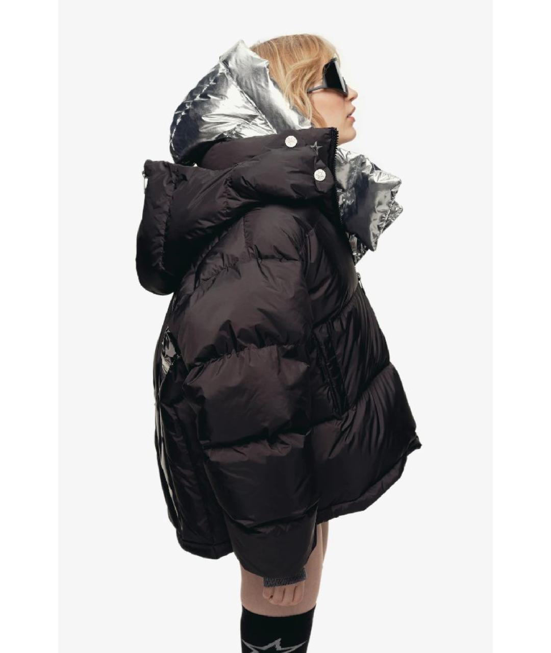 PERFECT MOMENT Черный полиамидовый пуховик, фото 5