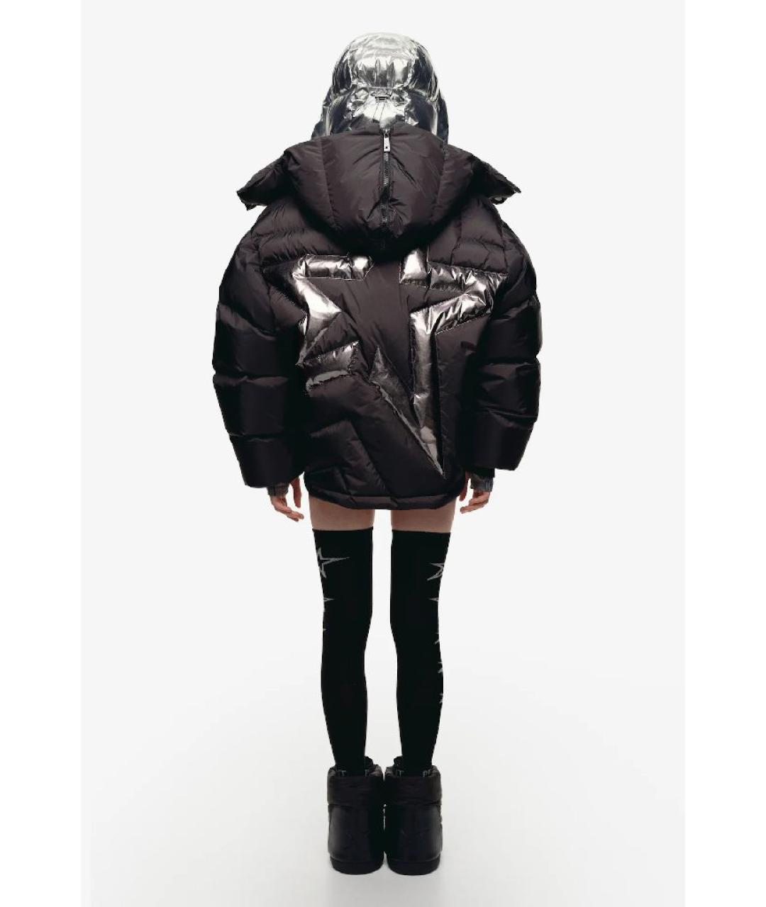 PERFECT MOMENT Черный полиамидовый пуховик, фото 4