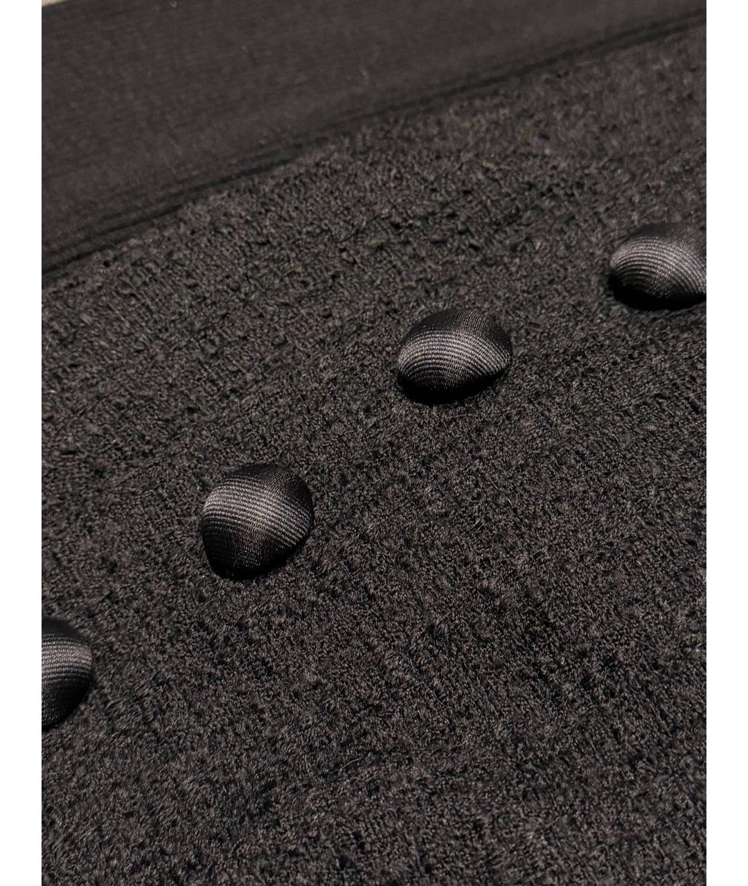 DOLCE&GABBANA Черное шерстяное повседневное платье, фото 6