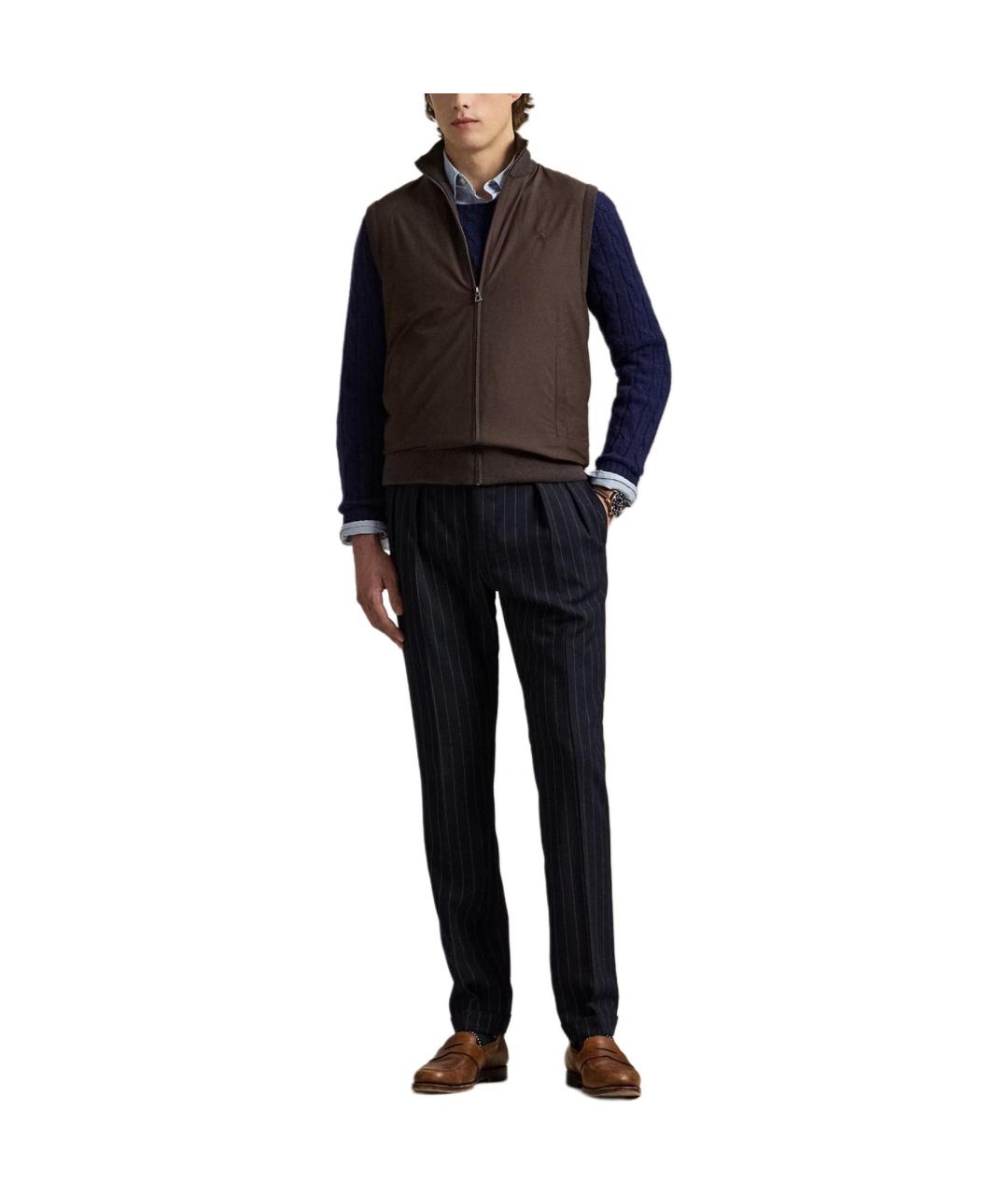 POLO RALPH LAUREN Коричневый жилет, фото 2