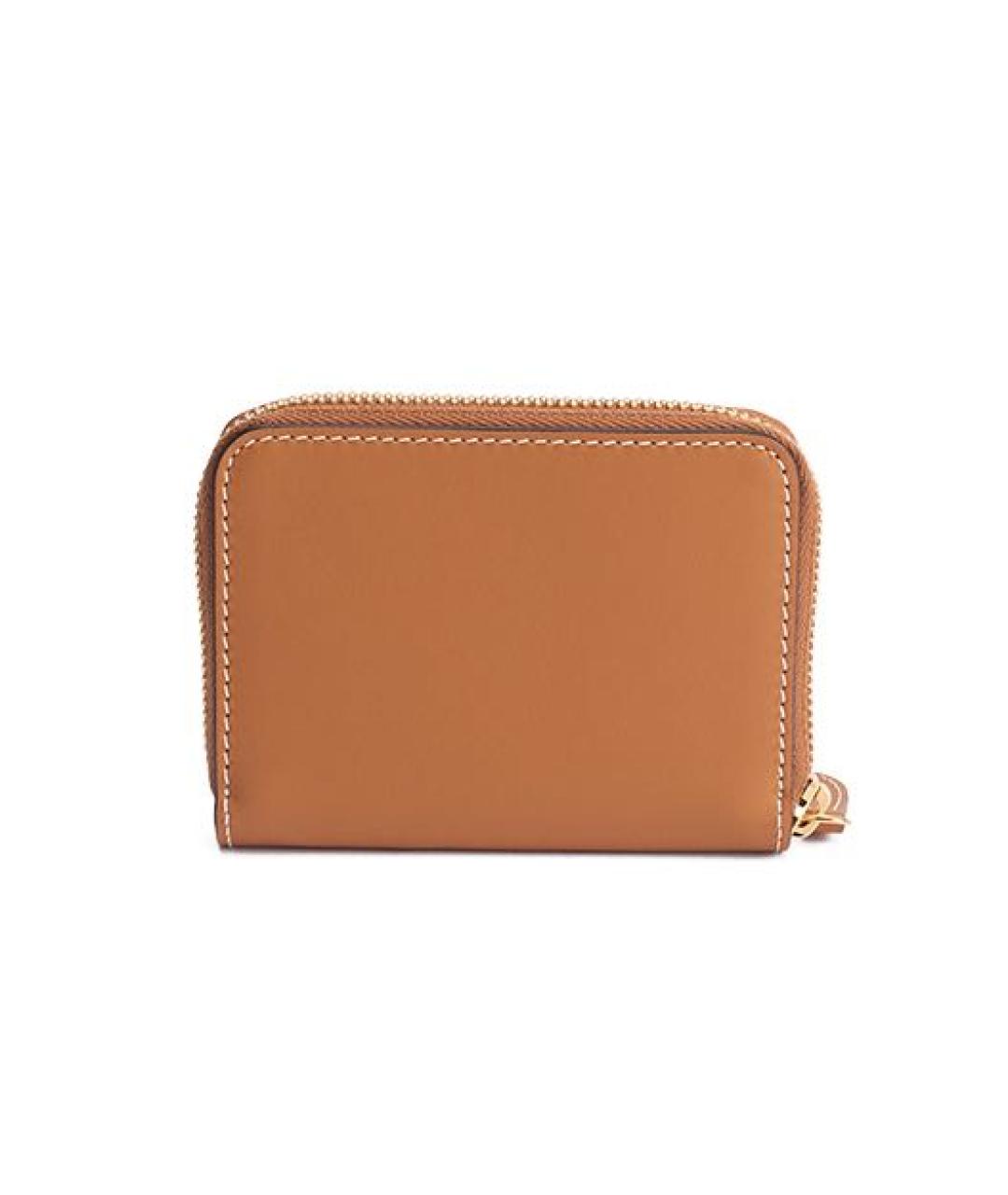 BURBERRY Коричневый кожаный кошелек, фото 3