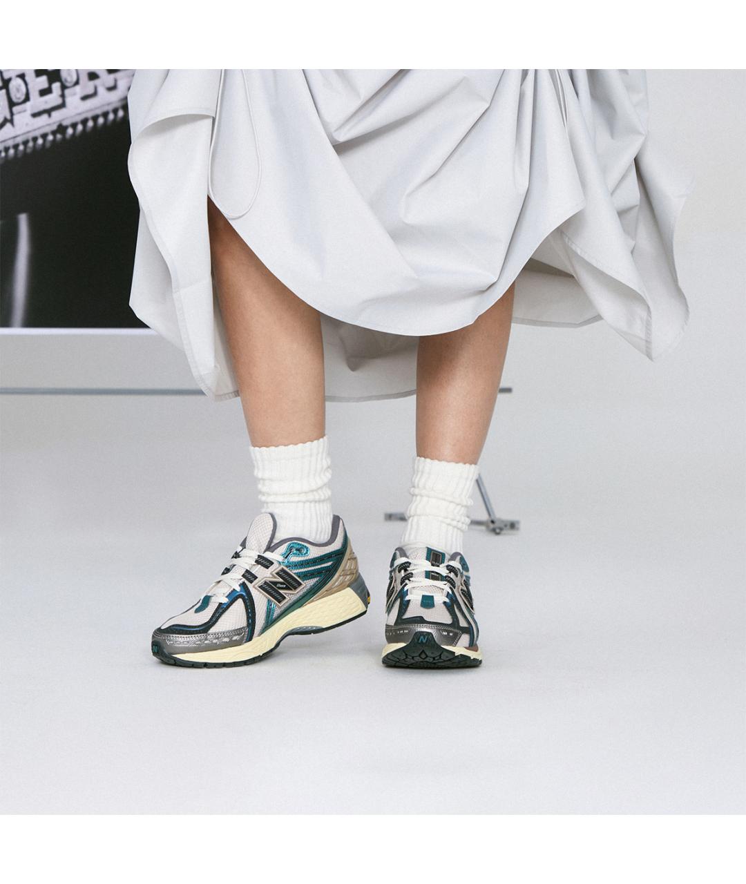 NEW BALANCE Бежевые кроссовки, фото 7