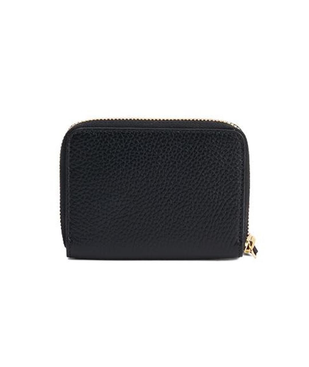 BURBERRY Черный кожаный кошелек, фото 5