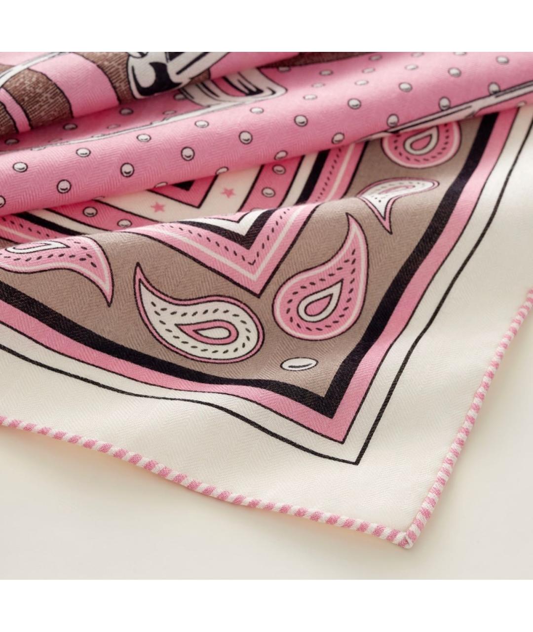 HERMES Мульти кашемировый платок, фото 2