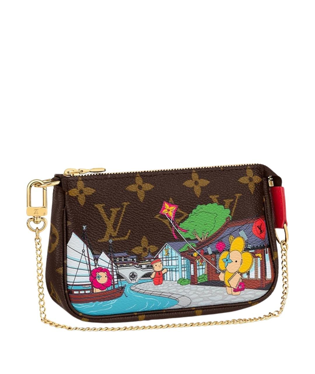 LOUIS VUITTON Коричневая сумка через плечо, фото 1