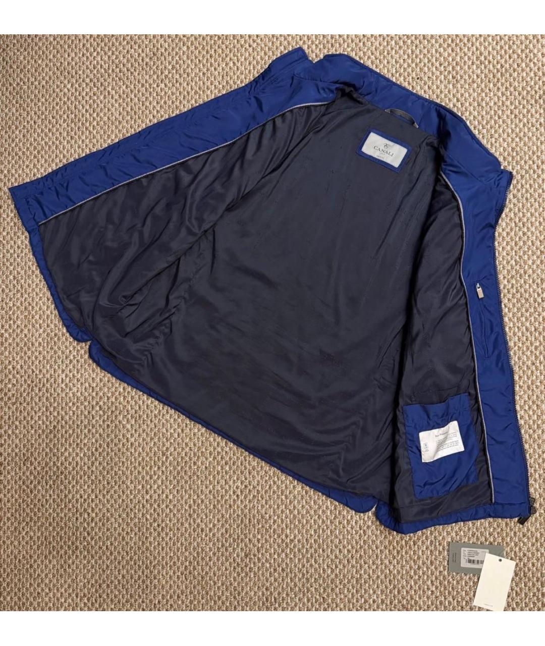 CANALI Синий жилет, фото 7