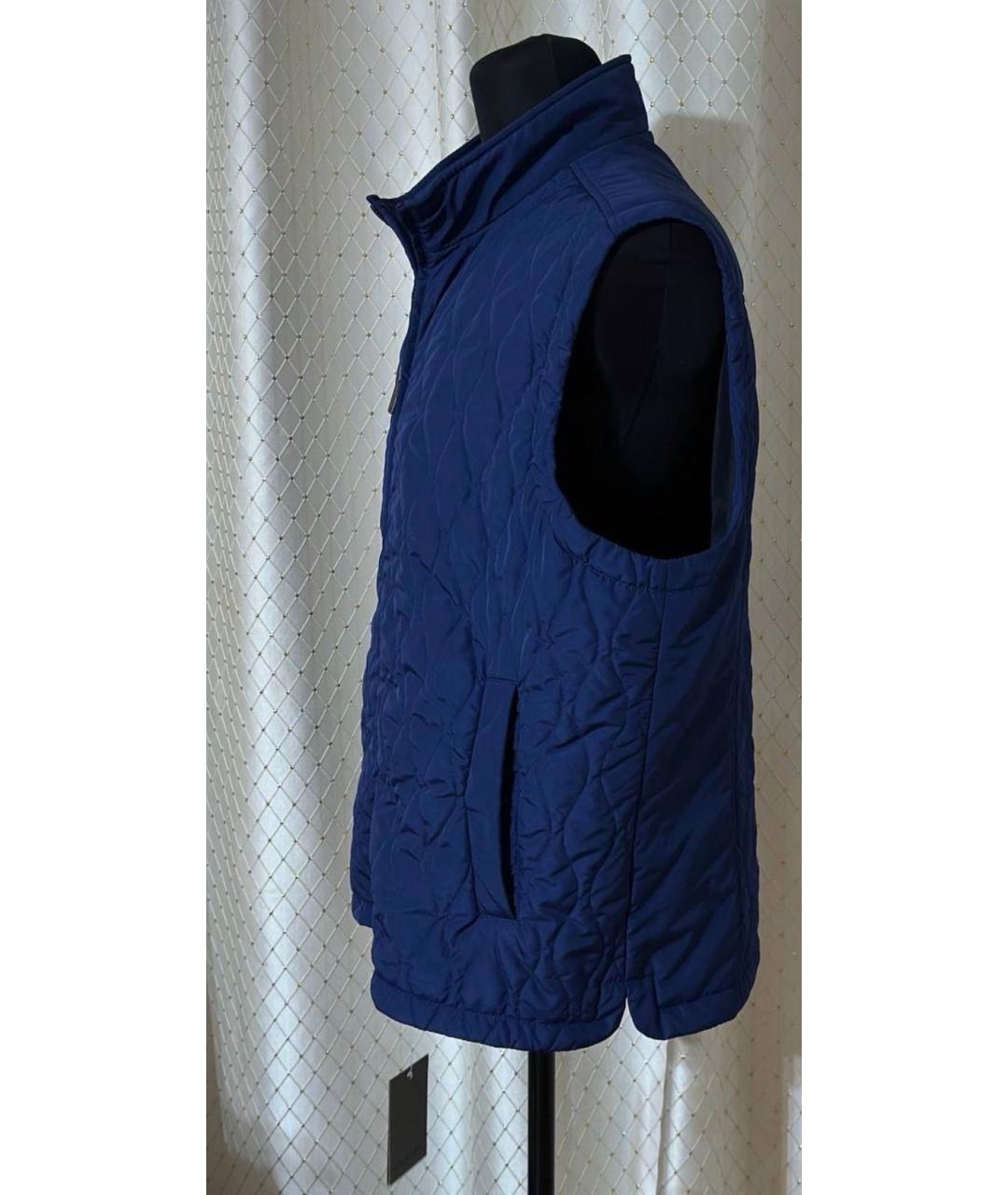 CANALI Синий жилет, фото 5