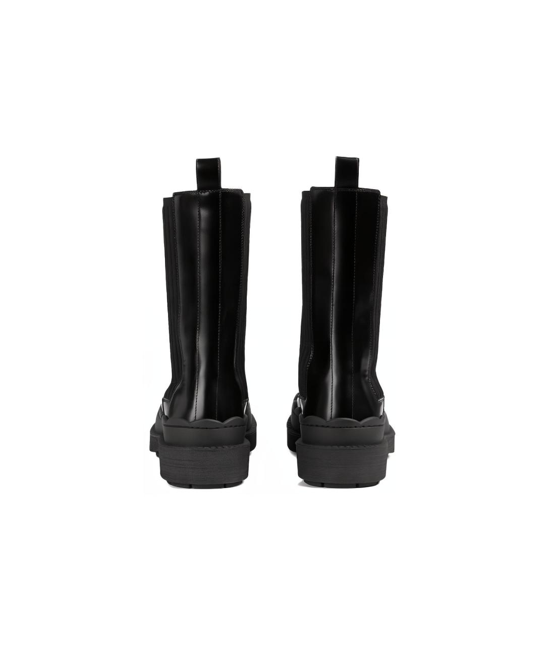 GUCCI Черные кожаные полусапоги, фото 4