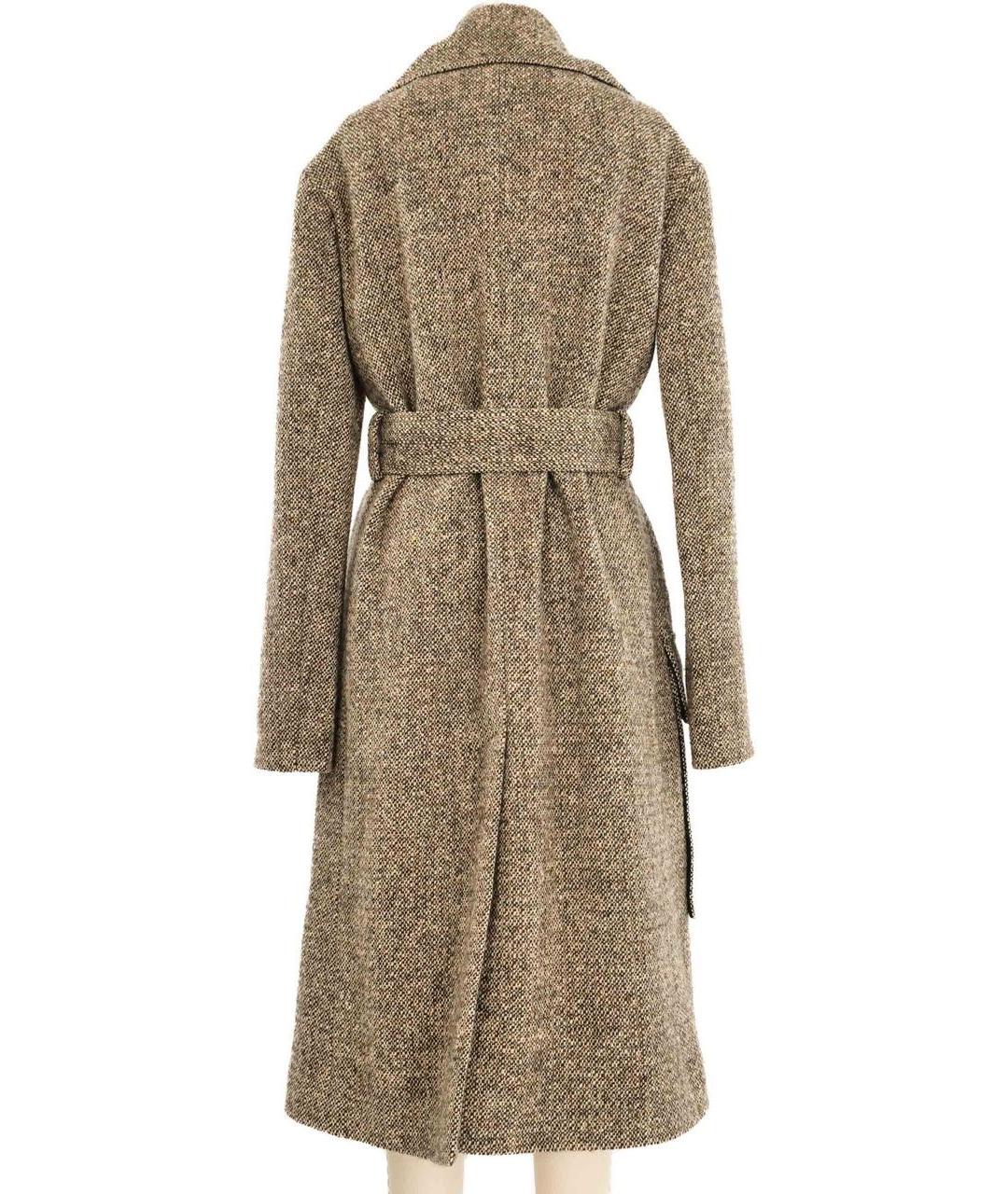CELINE Бежевое шерстяное пальто, фото 3