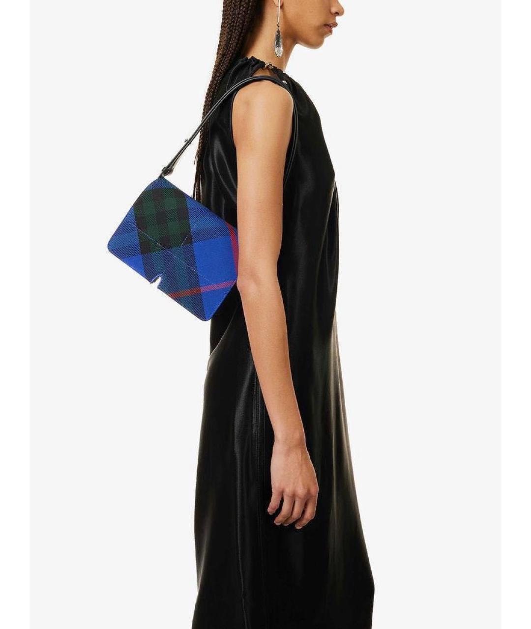 BURBERRY Синяя сумка с короткими ручками, фото 6