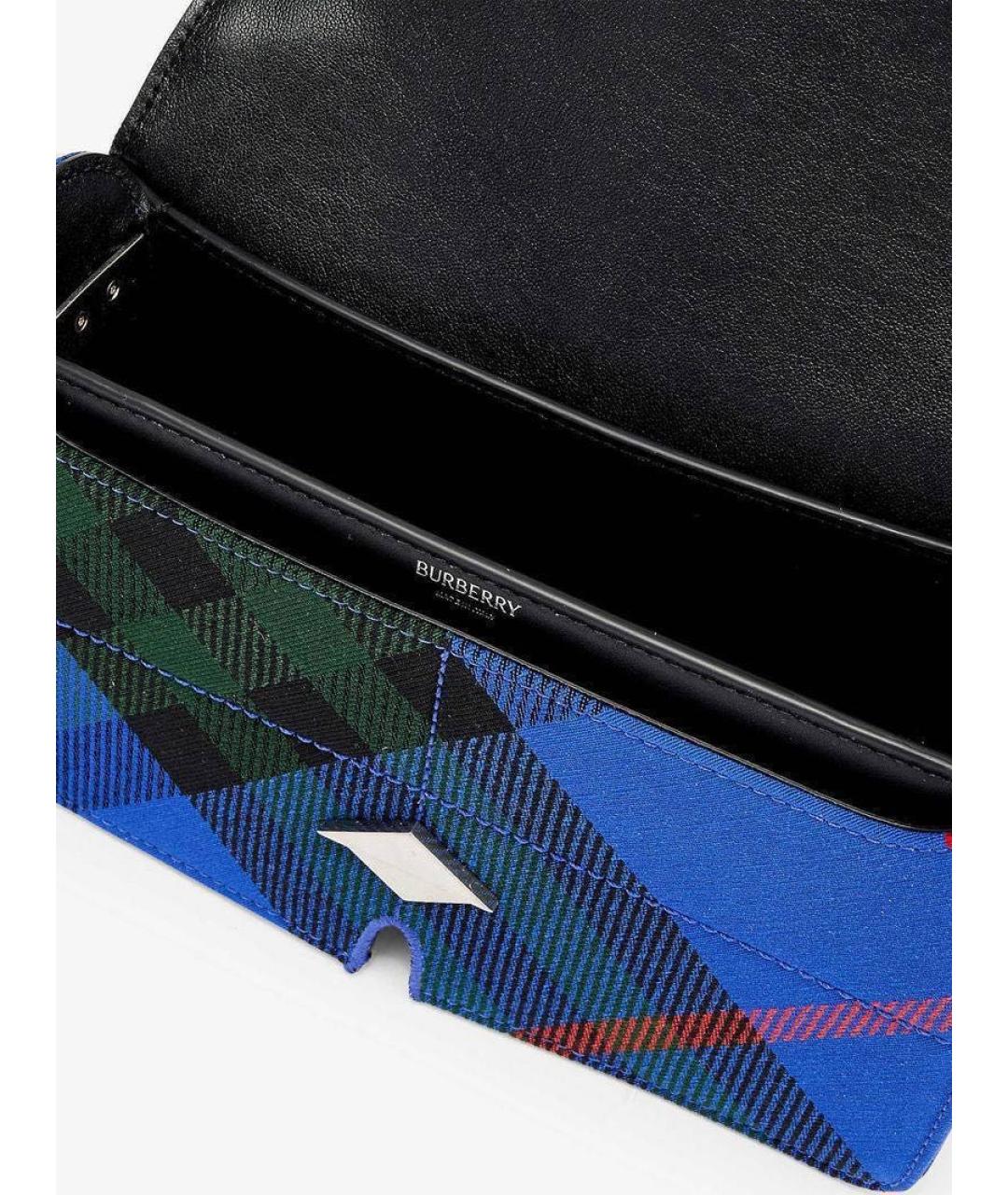 BURBERRY Синяя сумка с короткими ручками, фото 7