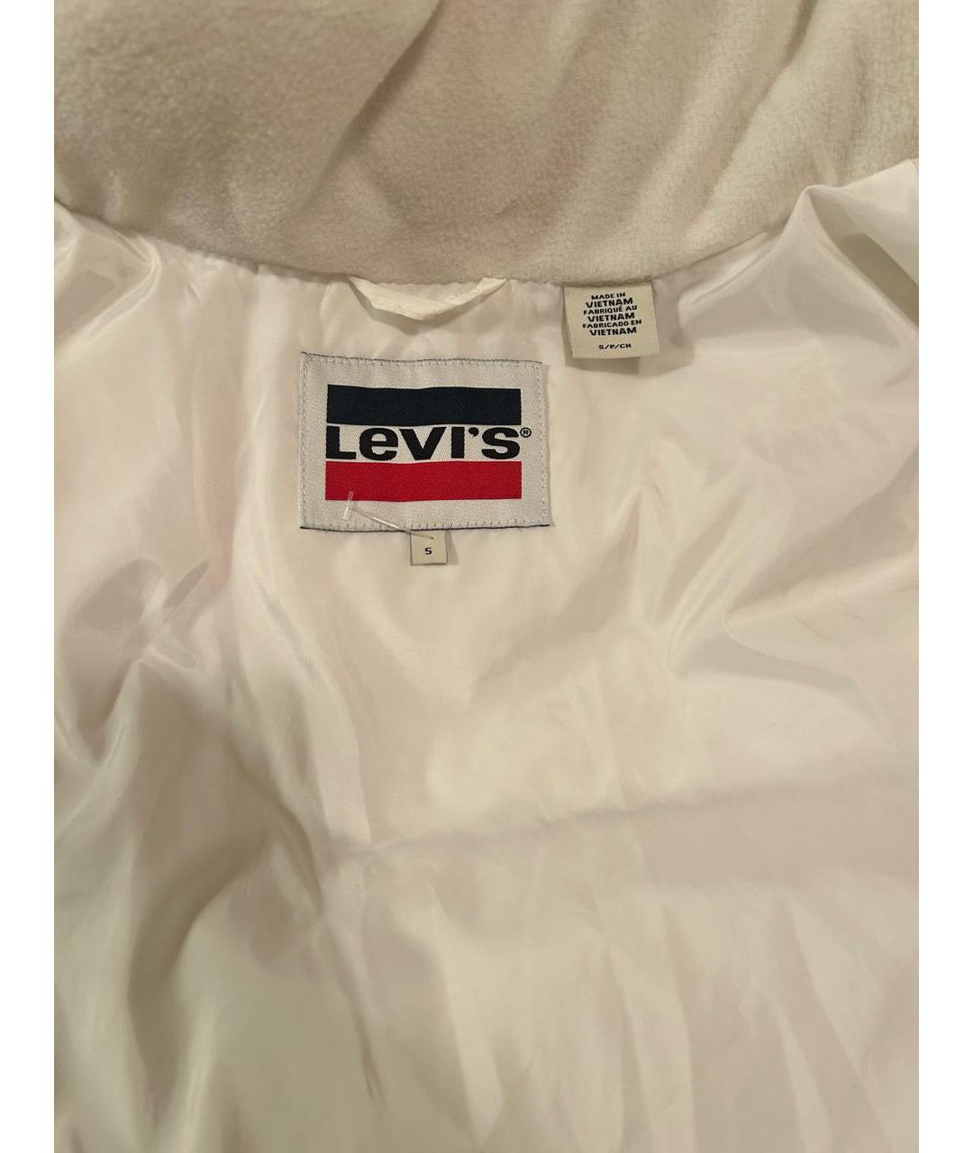 LEVI'S Белый пуховик, фото 5