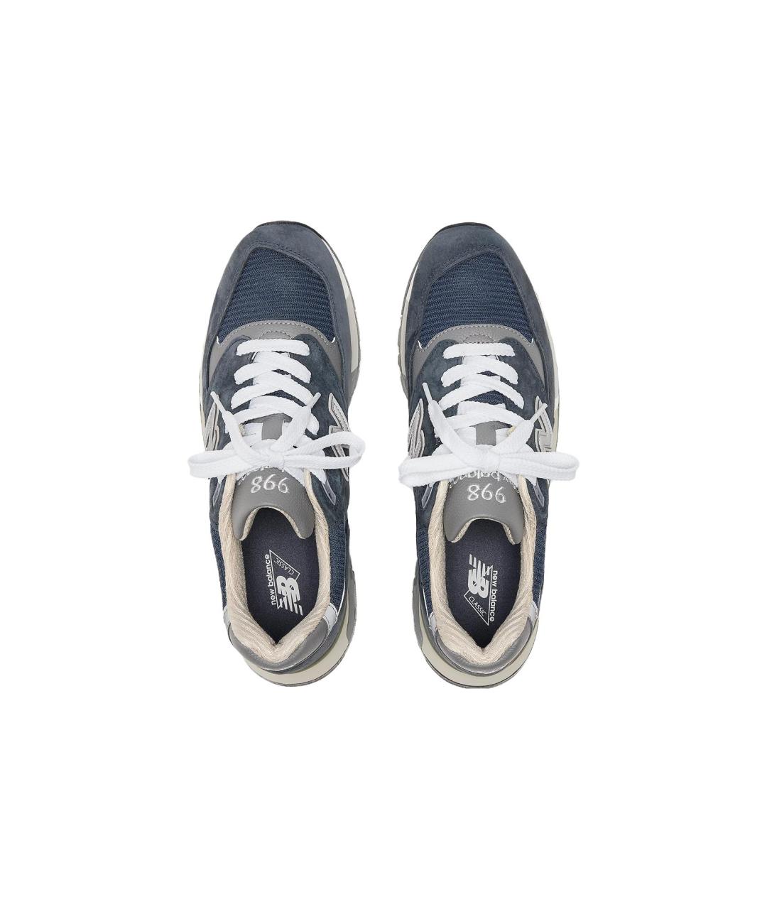 NEW BALANCE Темно-синие низкие кроссовки / кеды, фото 3