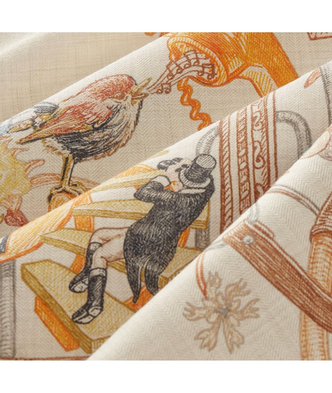 HERMES Мульти кашемировый платок, фото 2