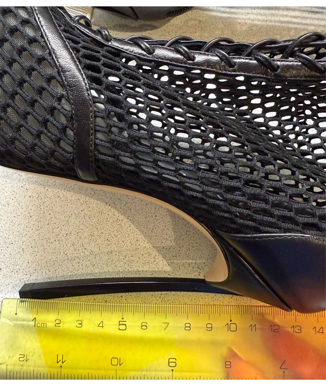 CASADEI Черные текстильные сапоги, фото 6