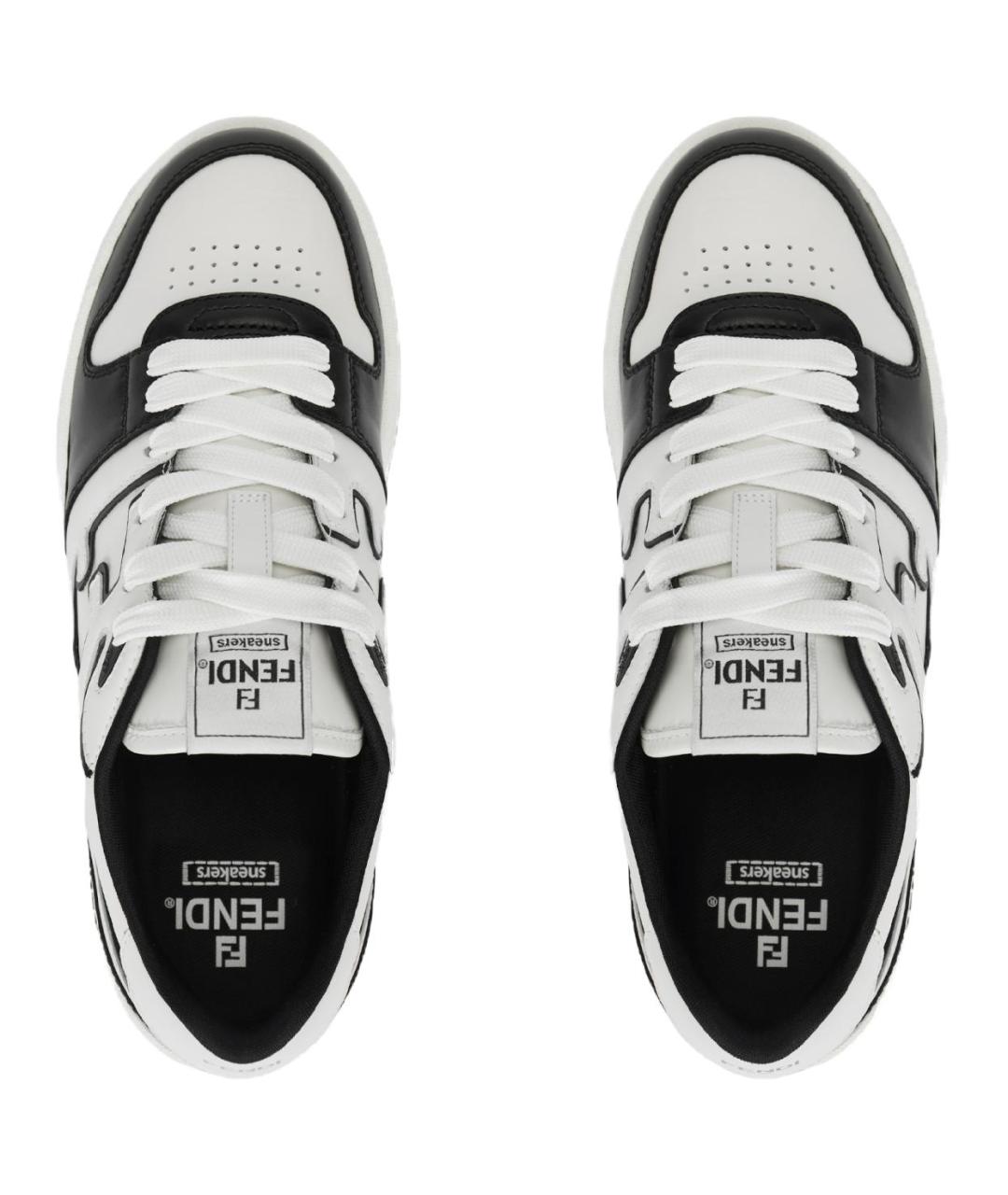 FENDI Мульти кожаные высокие кроссовки / кеды, фото 3