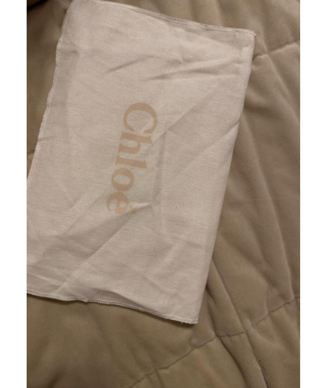 CHLOE Розовый кожаный кошелек, фото 4