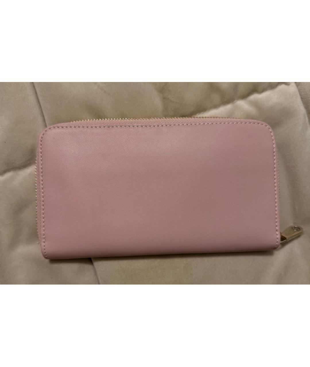 CHLOE Розовый кожаный кошелек, фото 2