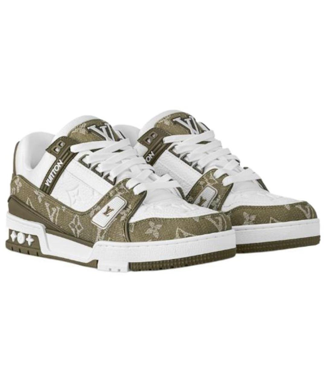 LOUIS VUITTON Мульти кожаные высокие кроссовки / кеды, фото 3