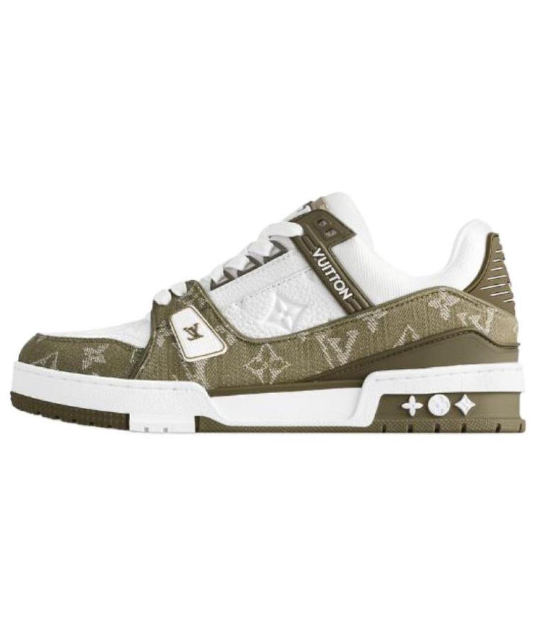 LOUIS VUITTON Мульти кожаные высокие кроссовки / кеды, фото 2