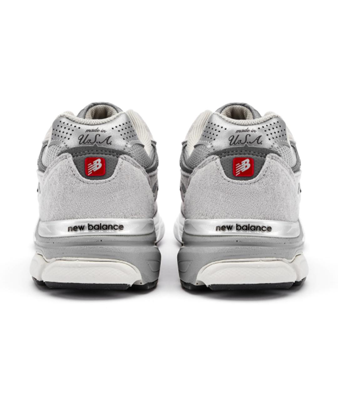 NEW BALANCE Серые замшевые кроссовки, фото 4