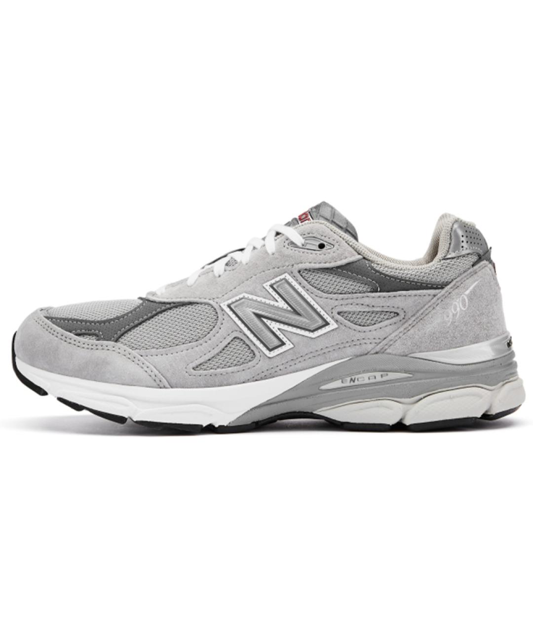 NEW BALANCE Серые замшевые кроссовки, фото 6
