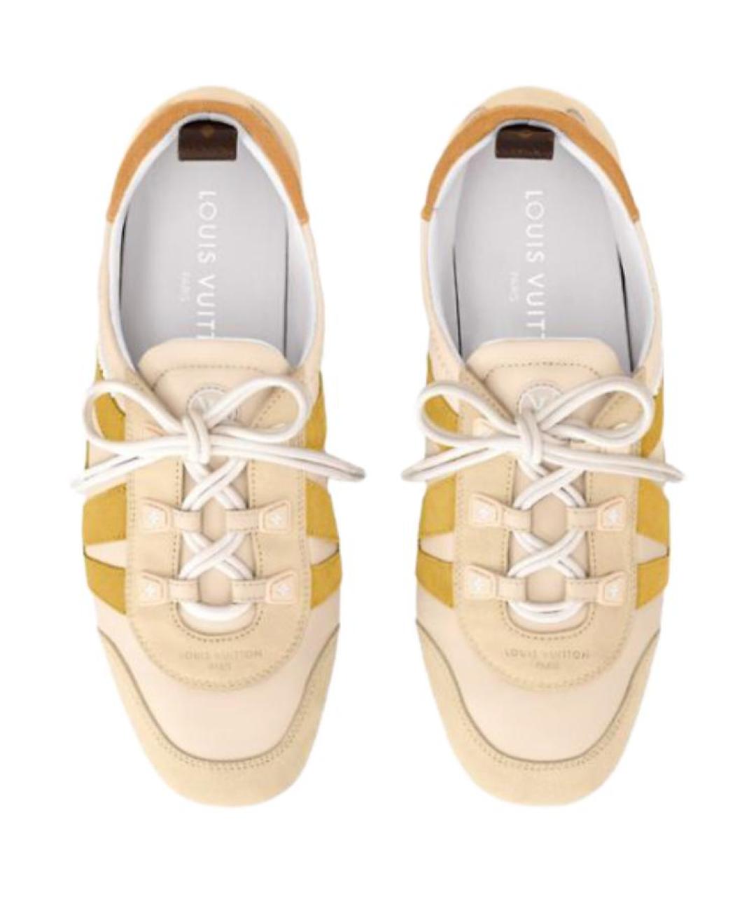 LOUIS VUITTON Мульти кожаные кеды, фото 4