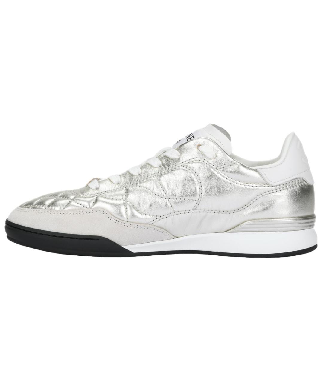 CHANEL Серебряные кроссовки, фото 2