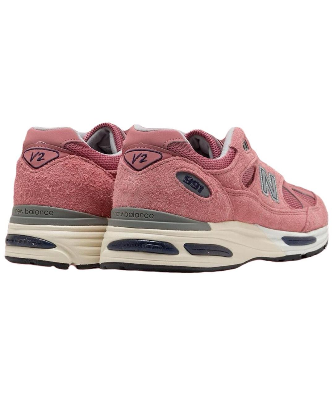 NEW BALANCE Розовые замшевые кроссовки, фото 4