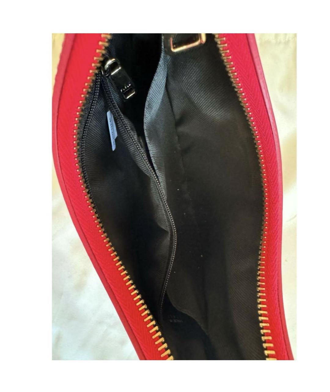 FURLA Розовая кожаная сумка с короткими ручками, фото 4