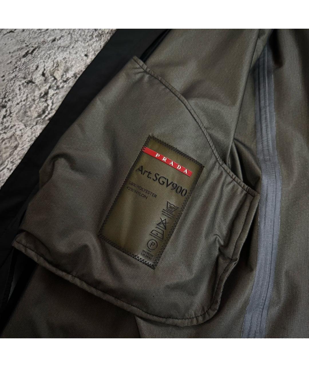 PRADA Черный тренч / плащ, фото 5