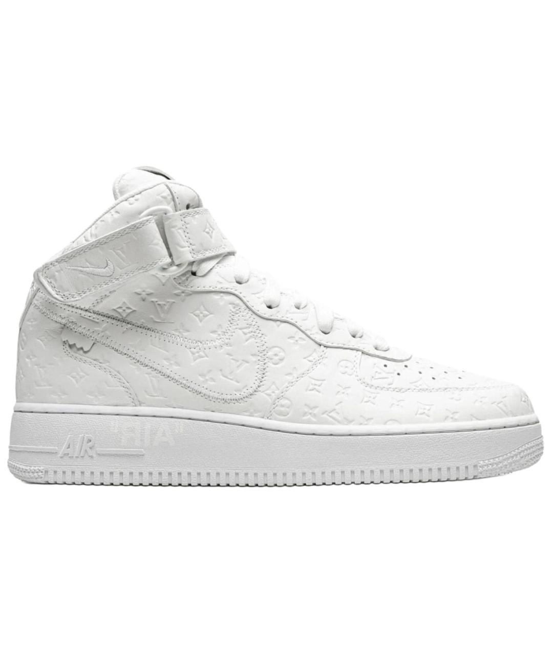 LOUIS VUITTON Белые кожаные высокие кроссовки / кеды, фото 1