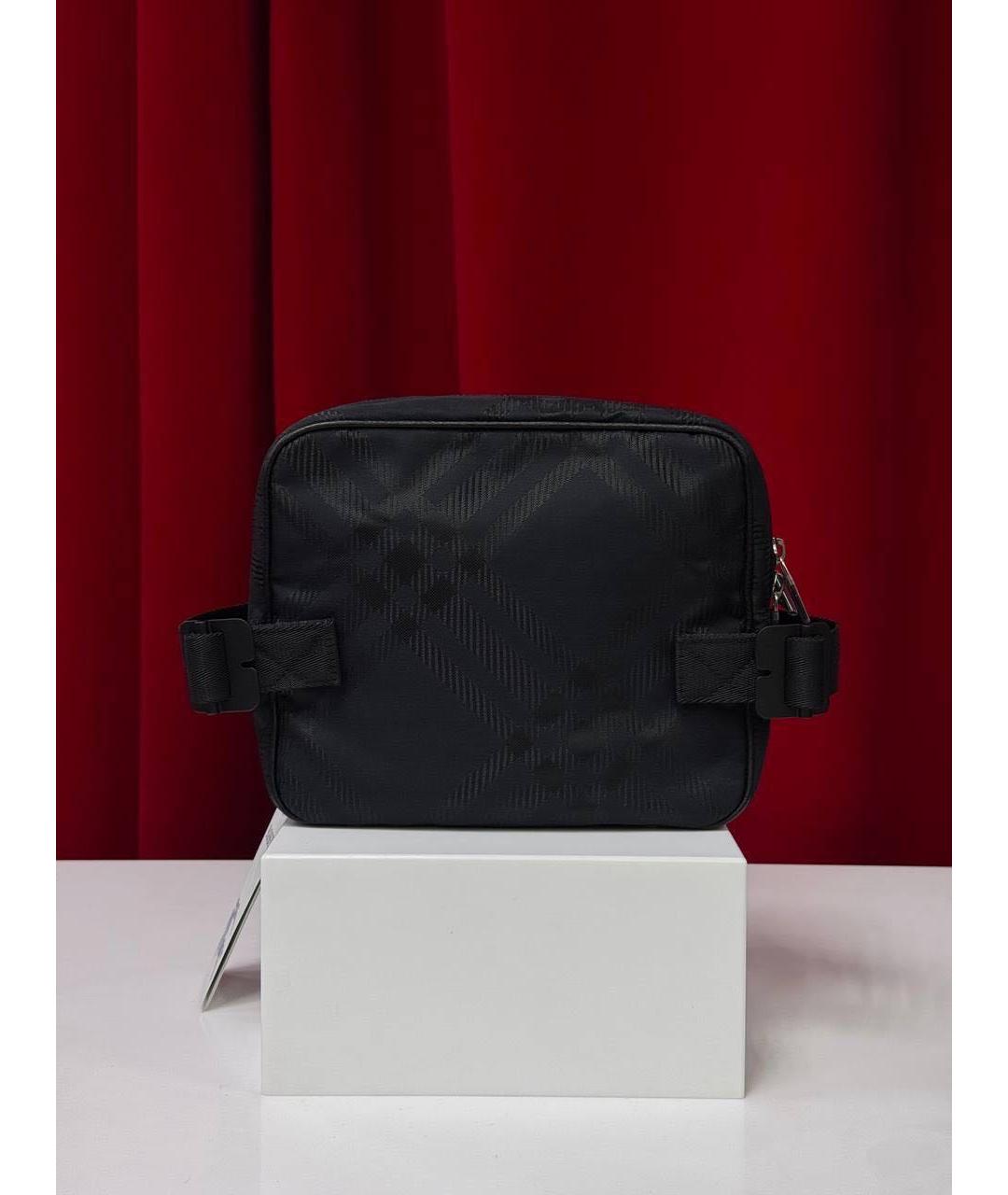 BURBERRY Черная барсетка, фото 4