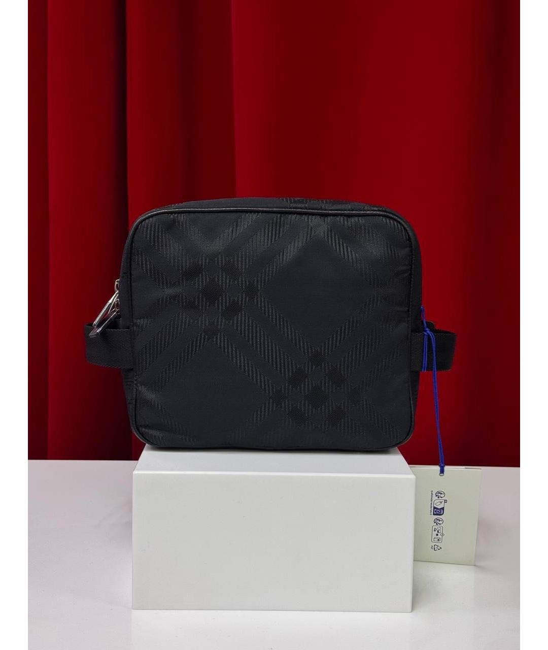 BURBERRY Черная барсетка, фото 5