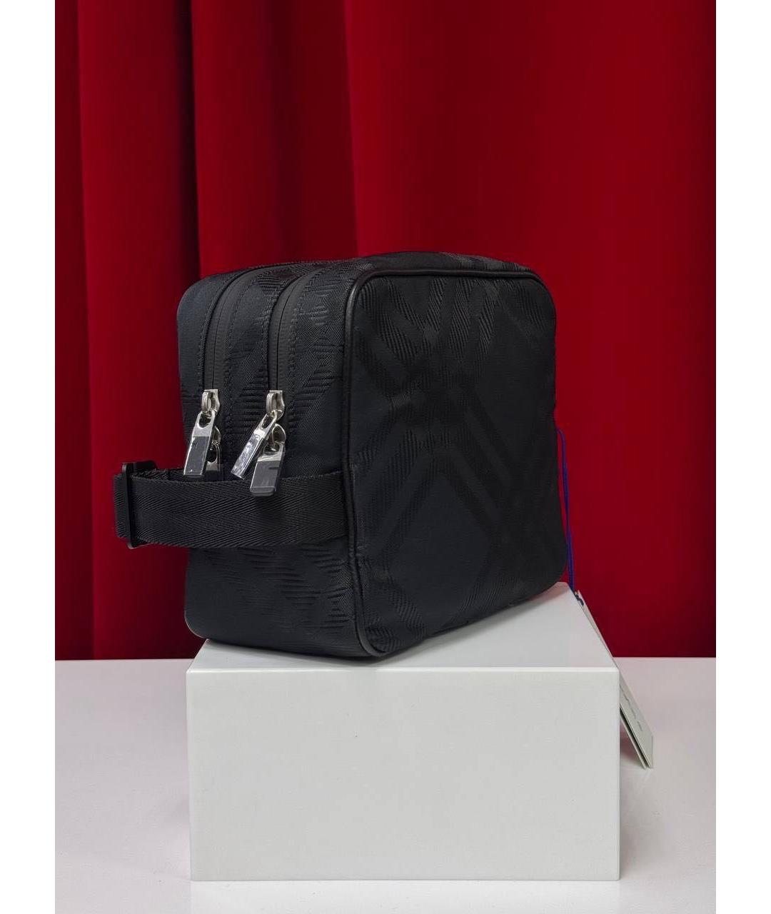 BURBERRY Черная барсетка, фото 6