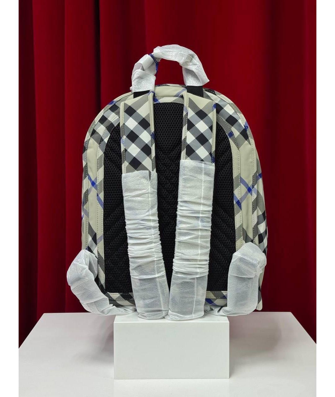 BURBERRY Серый рюкзак, фото 7