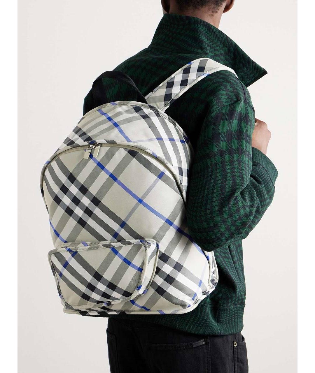 BURBERRY Серый рюкзак, фото 5