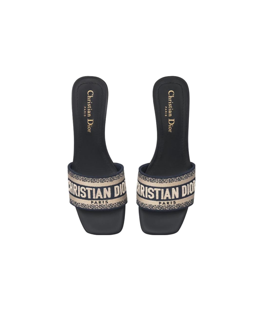 CHRISTIAN DIOR Синие сандалии, фото 5