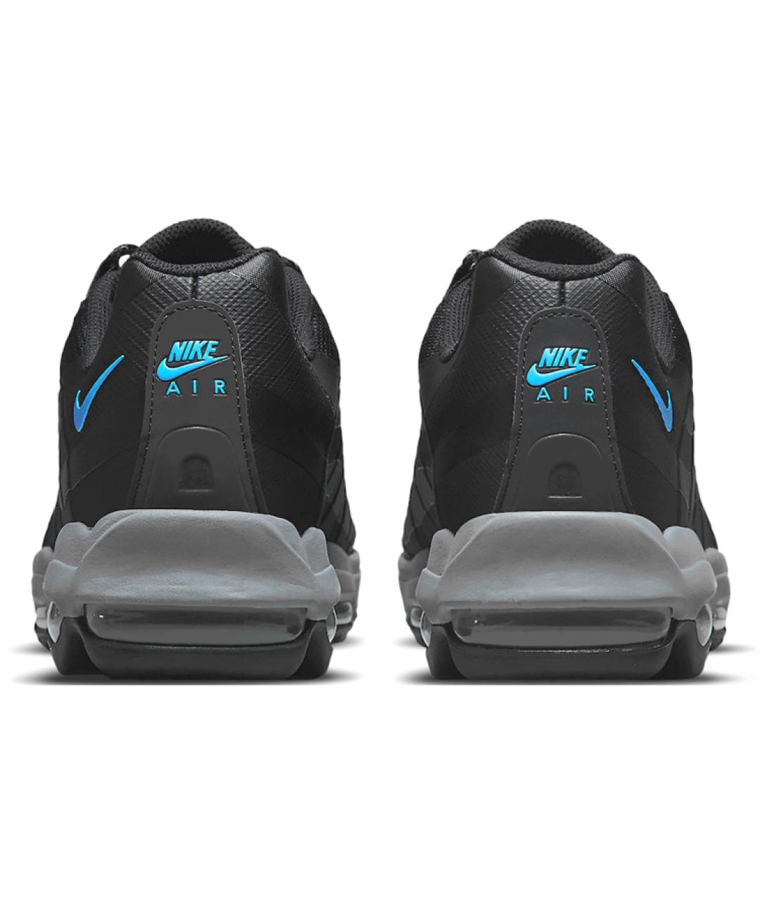 NIKE Черные текстильные высокие кроссовки / кеды, фото 4