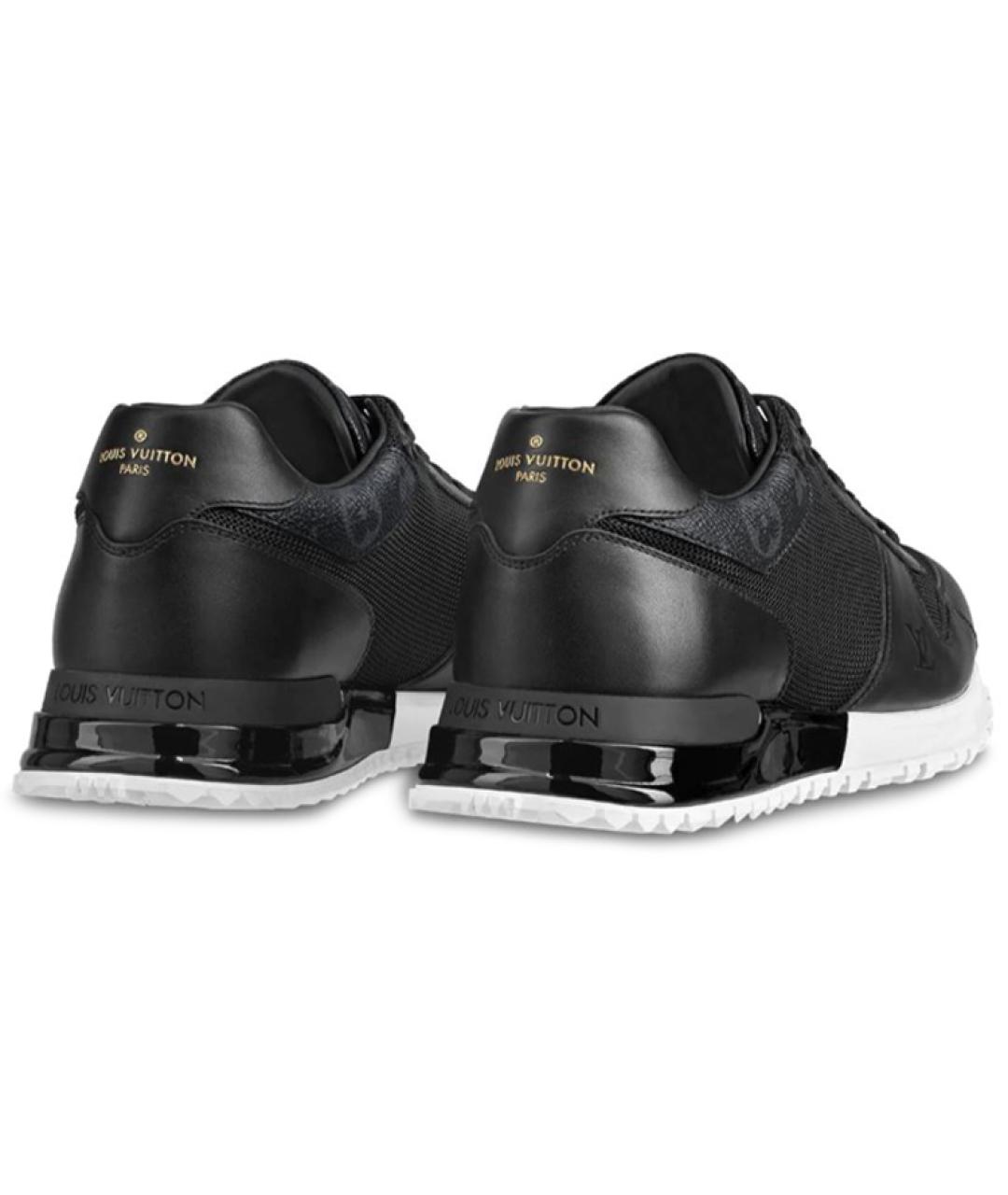 LOUIS VUITTON Черные низкие кроссовки / кеды, фото 4