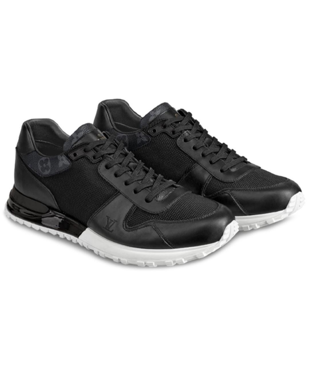 LOUIS VUITTON Черные низкие кроссовки / кеды, фото 3