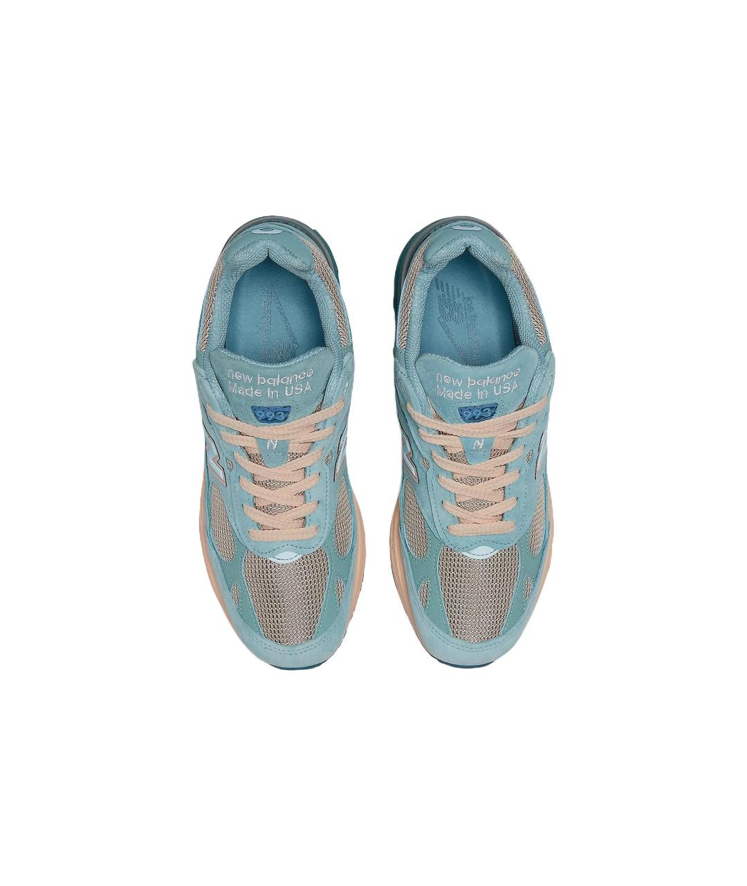 NEW BALANCE Синие замшевые кроссовки, фото 4