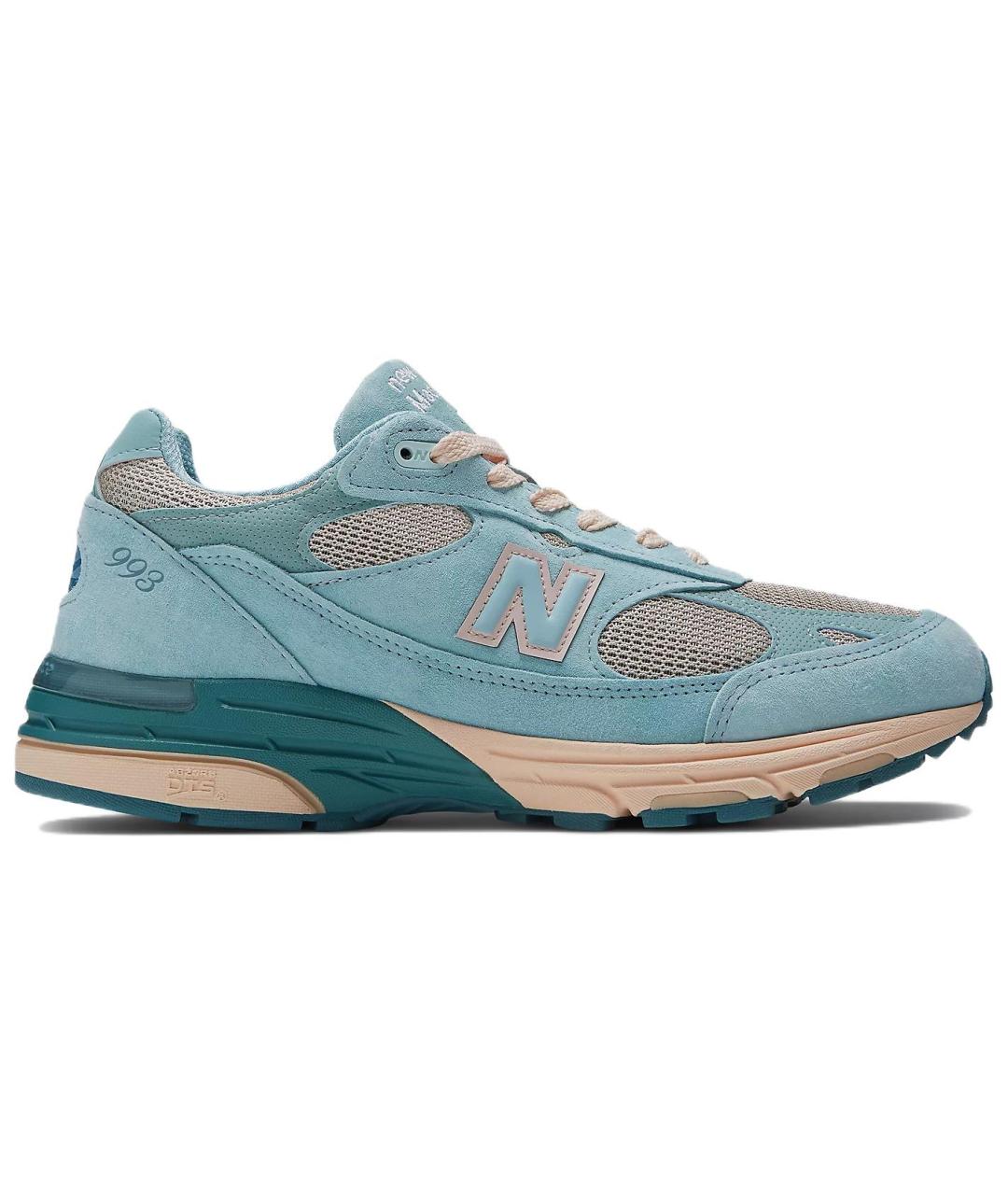 NEW BALANCE Синие замшевые кроссовки, фото 1