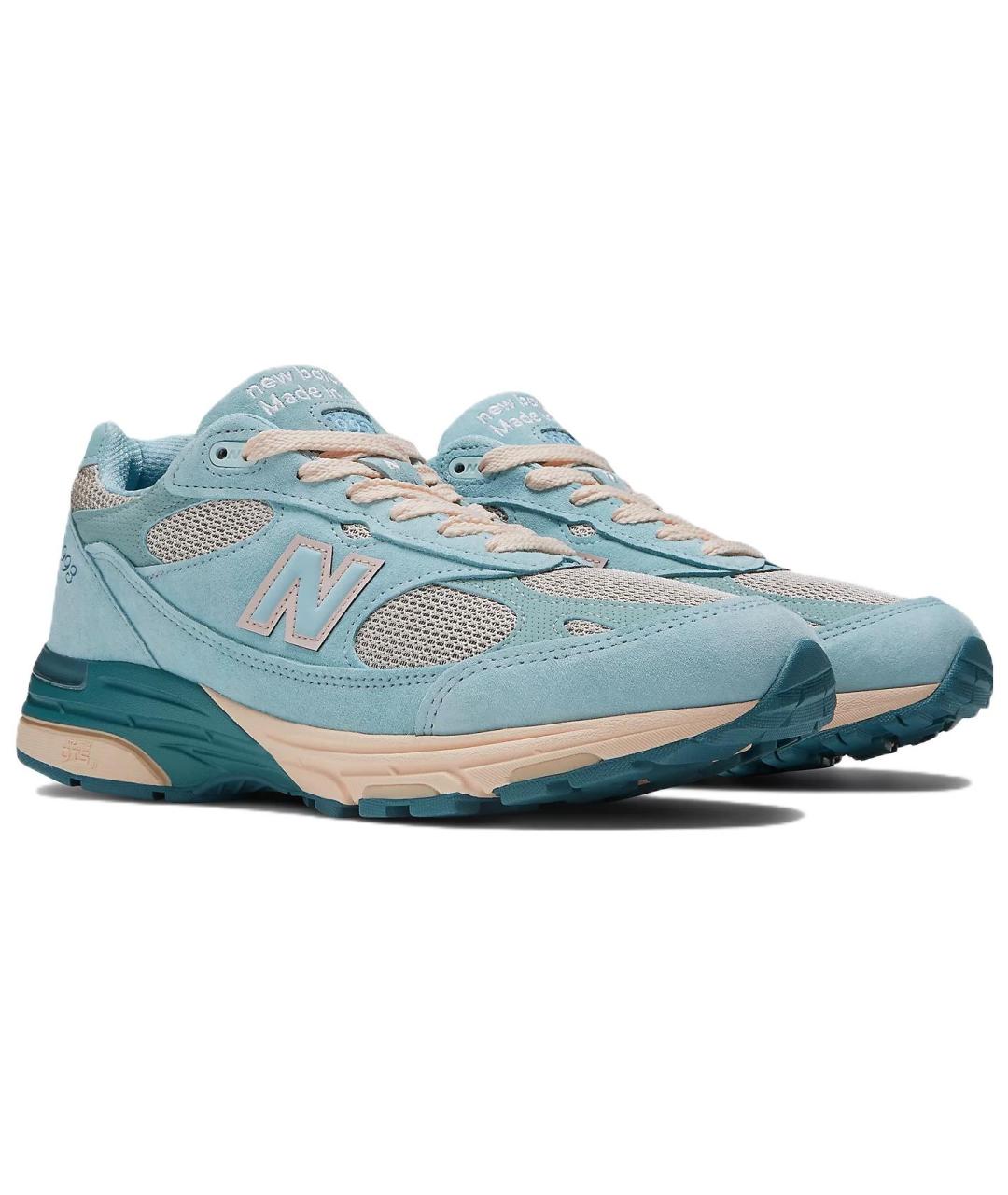 NEW BALANCE Синие замшевые кроссовки, фото 3