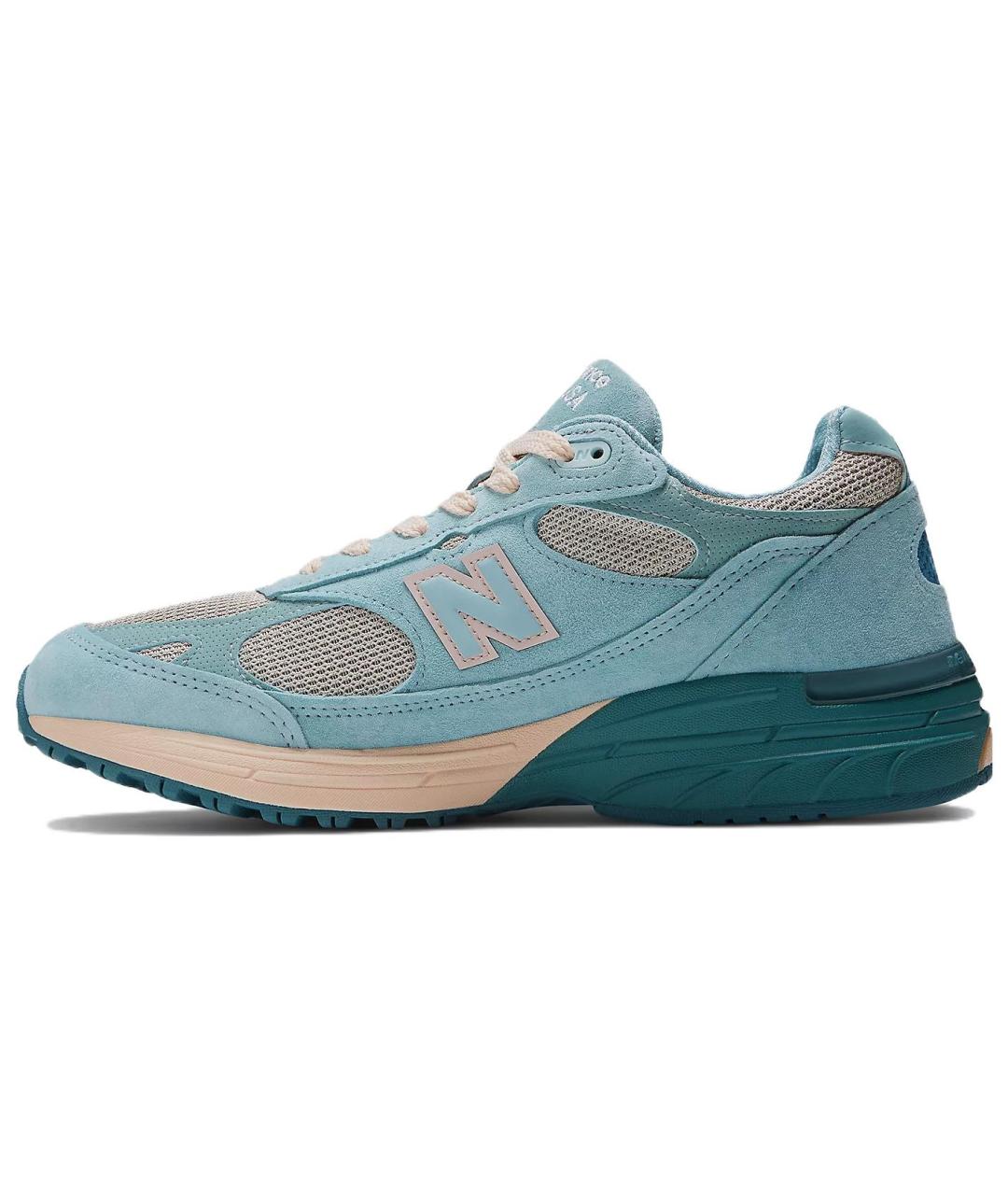 NEW BALANCE Синие замшевые кроссовки, фото 2