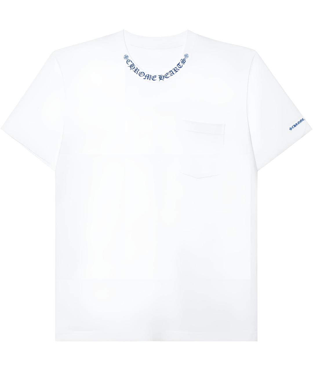 CHROME HEARTS Белая футболка, фото 1