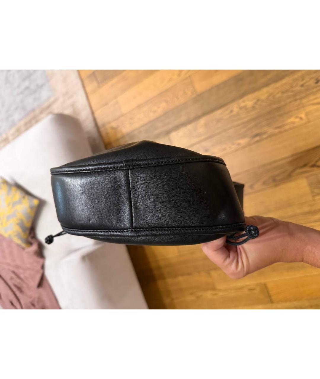 ALEXANDER WANG Черная кожаная сумка с короткими ручками, фото 3