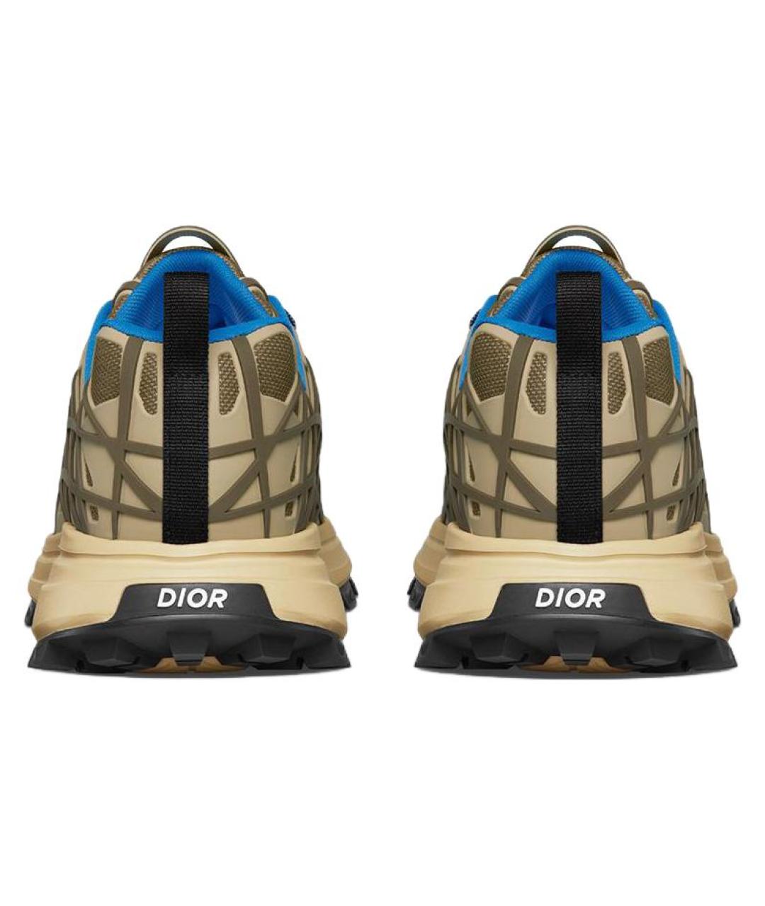 CHRISTIAN DIOR Зеленые высокие кроссовки / кеды, фото 4