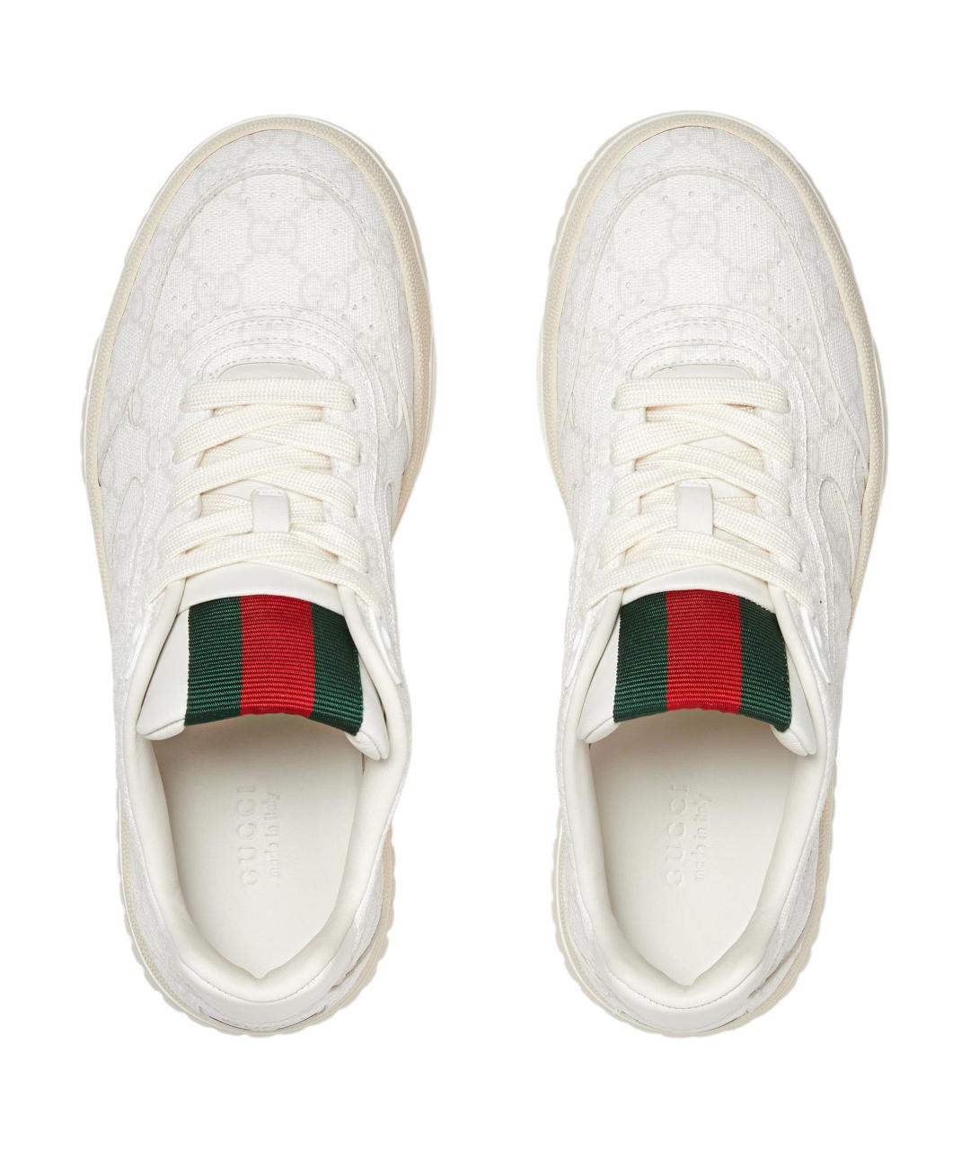 GUCCI Белые кроссовки, фото 4