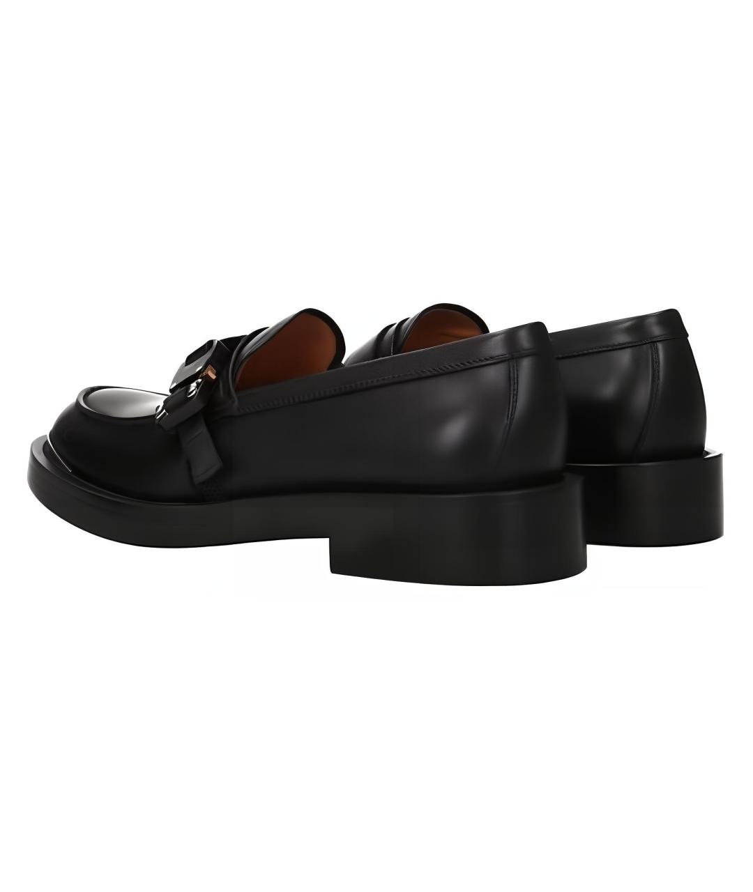 CHRISTIAN DIOR Черные кожаные лоферы, фото 3